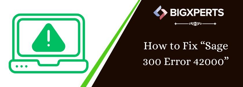 Fix Sage 300 Error 42000