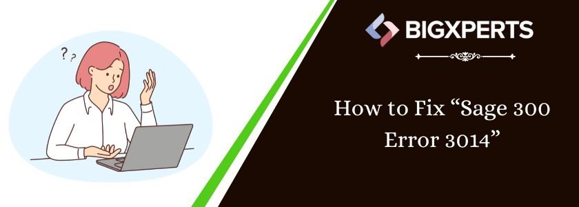fix Sage 300 Error 3014