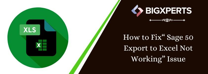 resolve unable to export to excel from sage 50