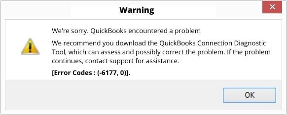 QuickBooks Error 6177 0