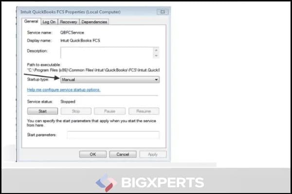 Error 15241 QuickBooks FSC properties