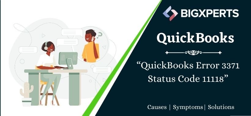 QuickBooks Error 3371 Status Code 11118