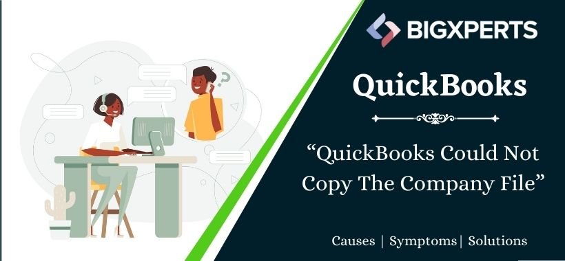 QuickBooks Could Not Copy The Company File