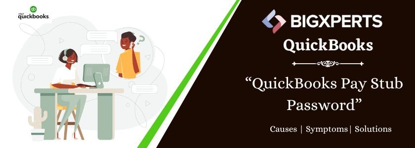 QuickBooks Pay Stub Password