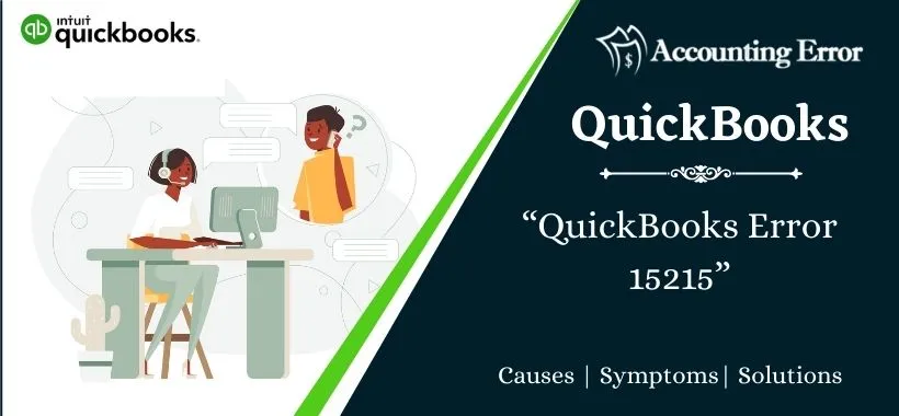 QuickBooks Error 15215