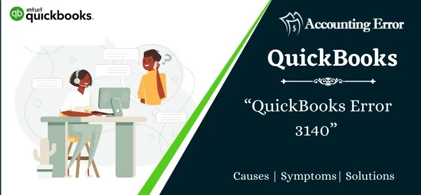 QuickBooks Error 3140