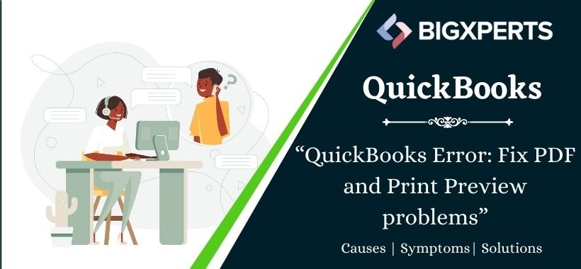 QuickBooks Error: Fix PDF and Print Preview problems