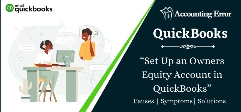 Set Up an Owners Equity Account in QuickBooks