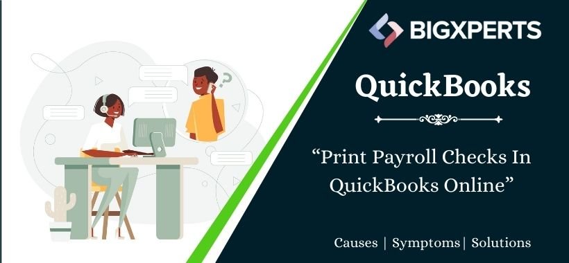 Print Payroll Checks In QuickBooks Online