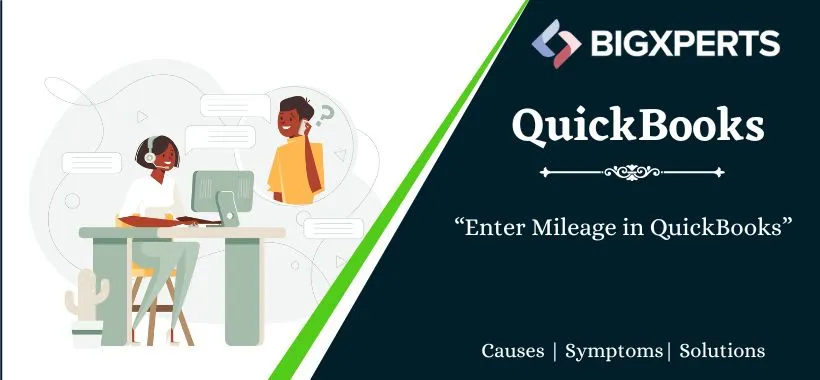 Enter mileage in QuickBooks