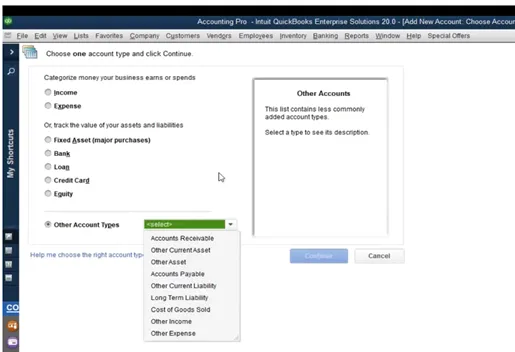 Import Chart of Accounts from Excel to QuickBooks 2