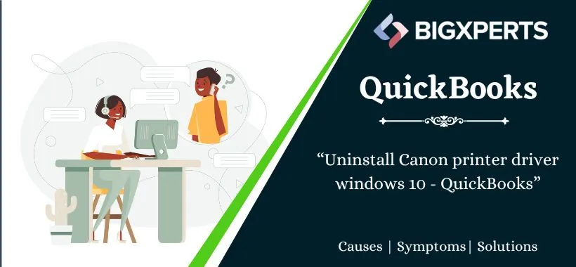 Uninstall Canon printer driver in QuickBooks