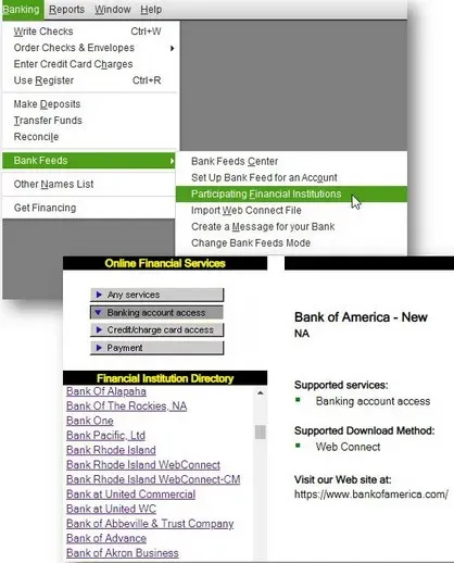 Banking connections (IMPROVED) Feature in QuickBooks Desktop 2023