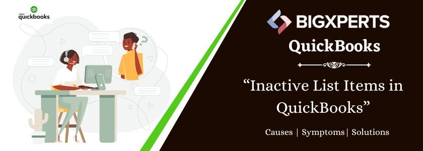 Inactive List Items in QuickBooks