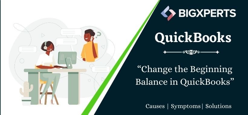 Change the Beginning Balance in QuickBooks