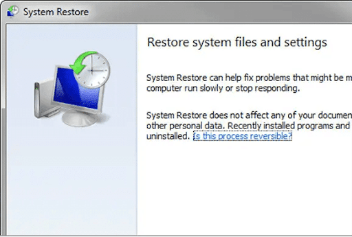 Restore your system