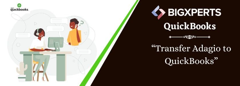 Transfer Adagio to QuickBooks